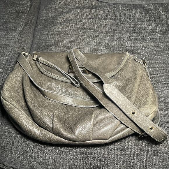 Marc By Marc Jacobs Gray Pebbled Leather Crossbody Bag Classic Workwear - Picture 9 of 10